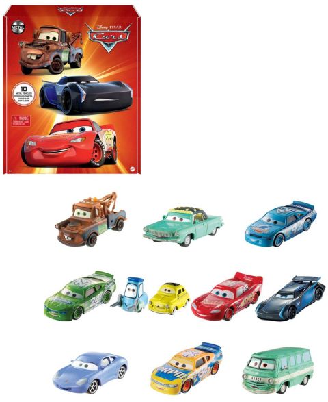 Детские игрушки Cars Disney and Pixar Mini Racers Die-Cast Vehicles Set