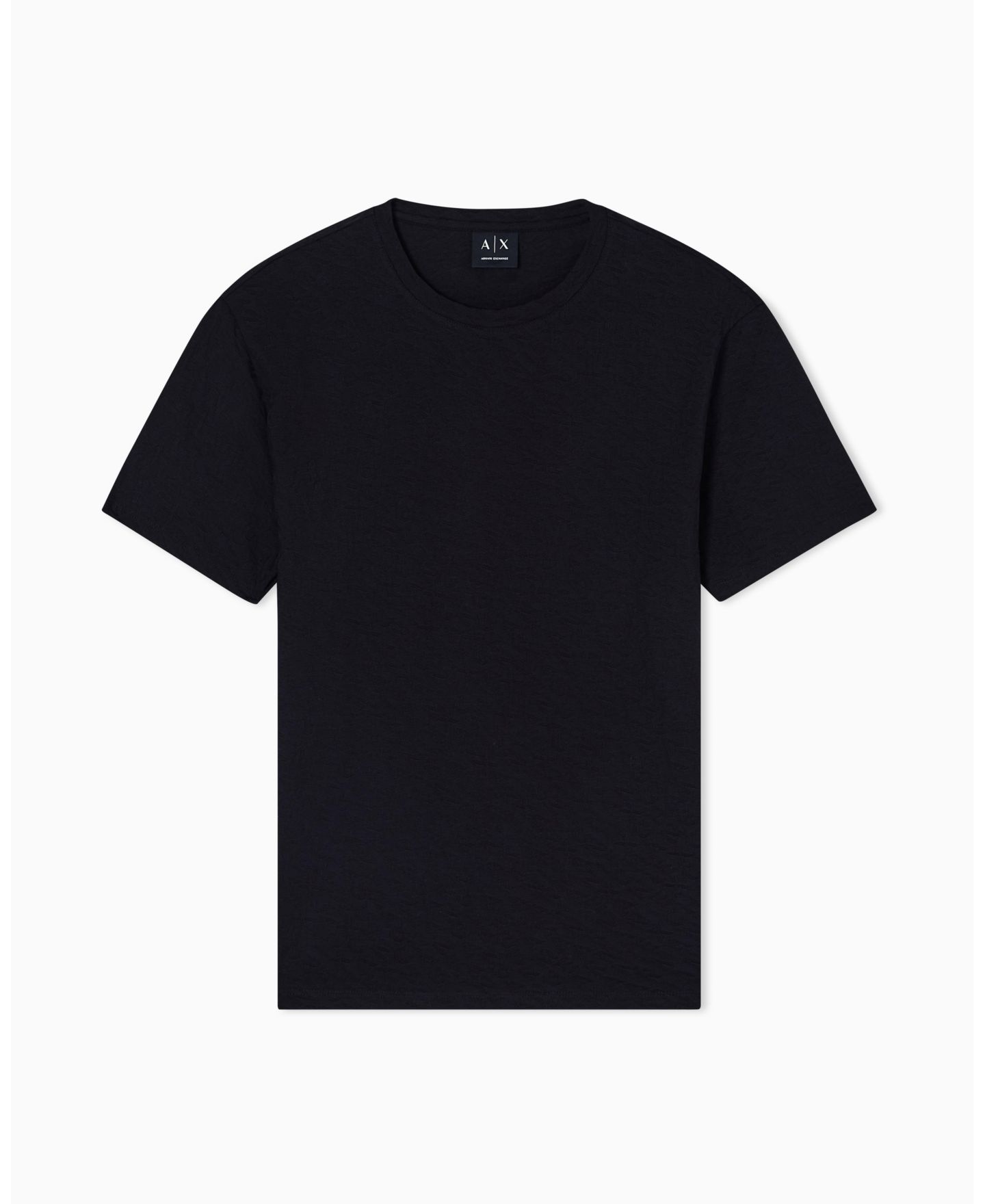 Мужская футболка A|X Armani Exchange Short Sleeve Mercerized Cotton All Over Logo, цвет: Чёрный — фото 5