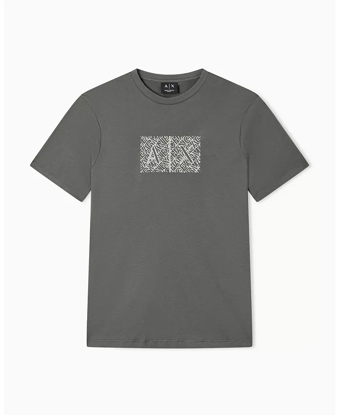 Men's Short Sleeve Jersey Printed Box Logo T-Shirt - thumbnail 5