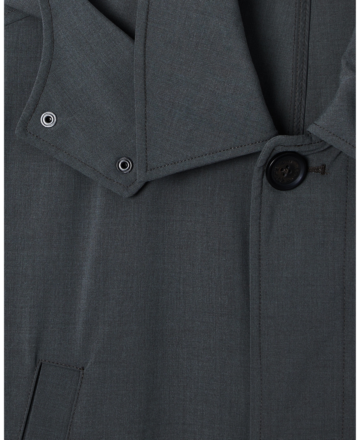 A|X Armani Exchange Men's Wool Mix Trench Coat