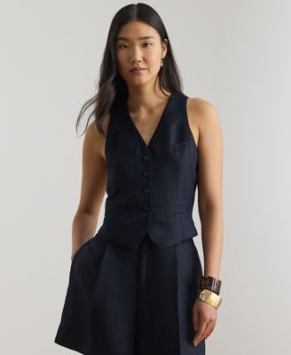 Petite Jalan V-Neck Vest