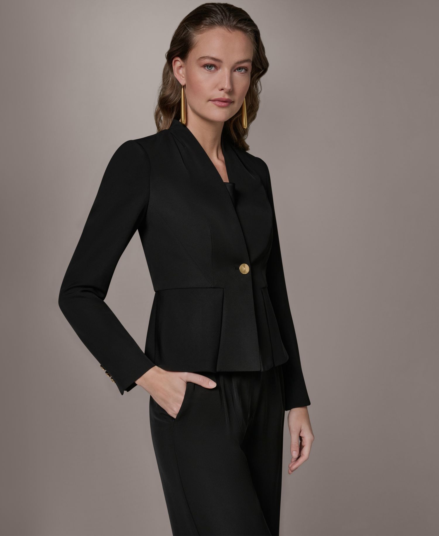 Women's One Button Blazer Blazer