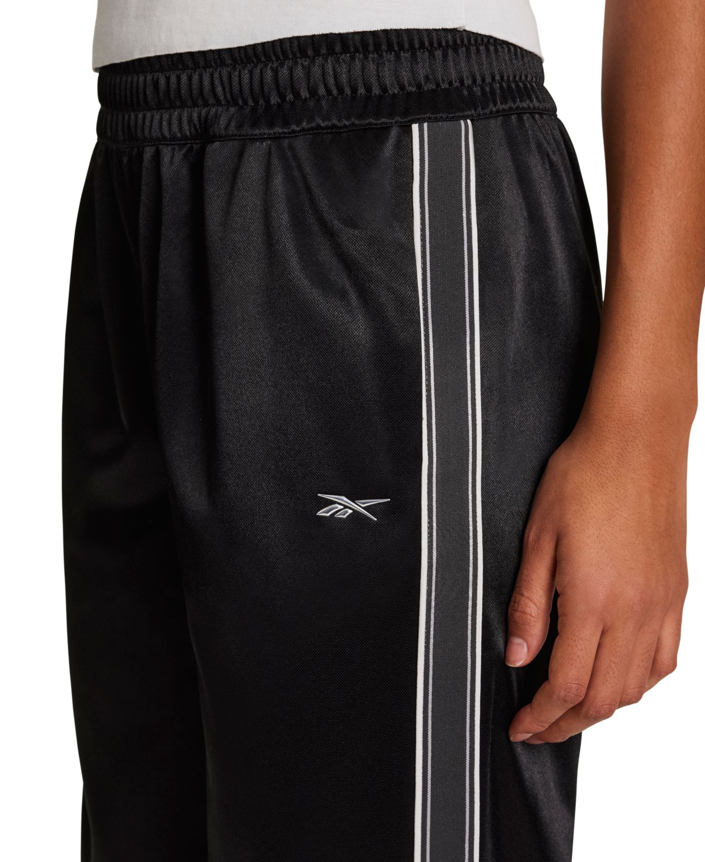 Женские брюки Reebok Tunnel Regular Fit Pull-On, цвет: Чёрный — фото 4