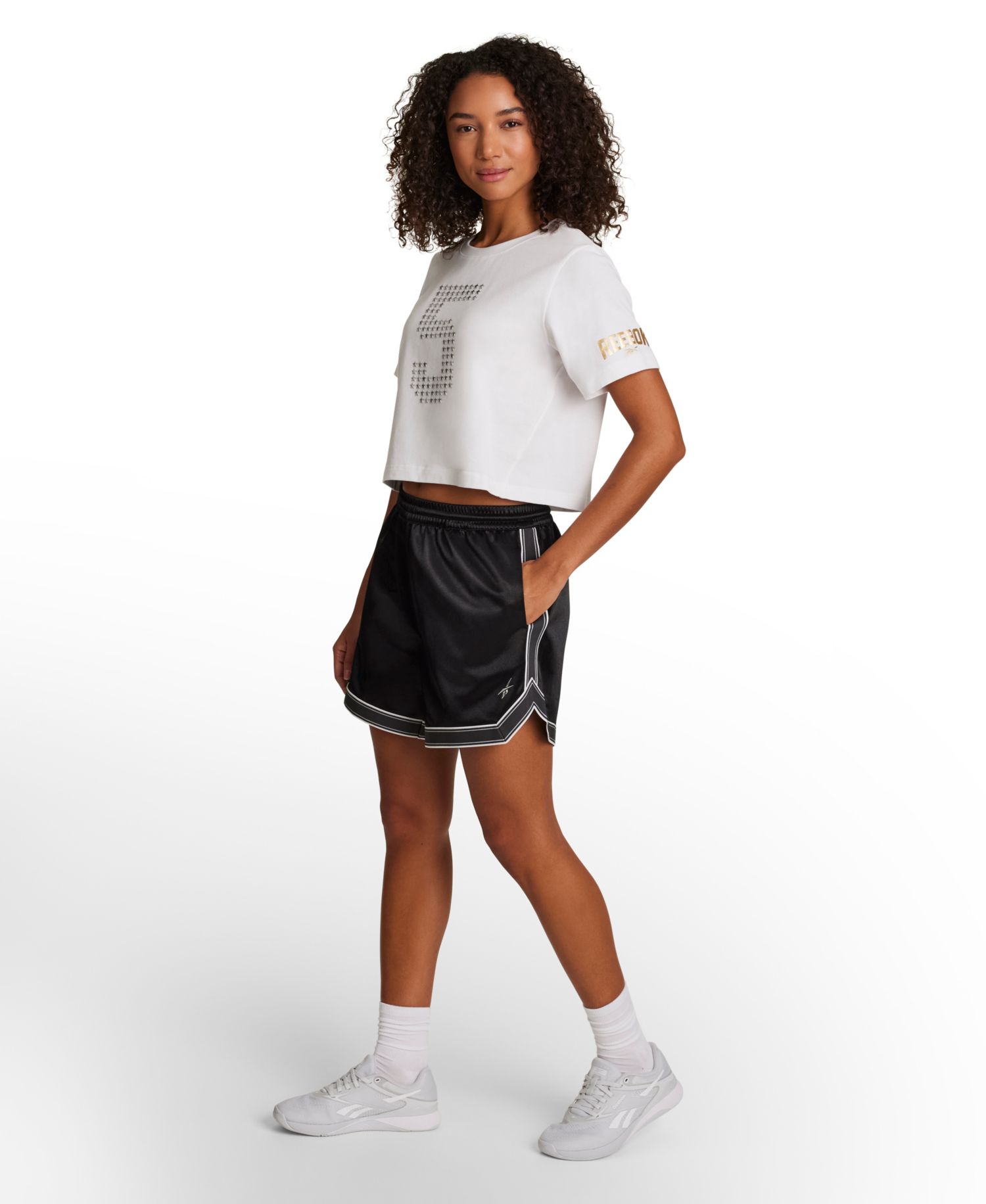 Women's Faceted Taping Basketball Shorts