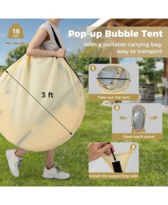 Clear Bubble Tent Transparent PVC Igloo, Instant Screen House