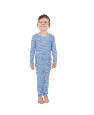 Baby Boys Cobalt Stripe Pajama Set