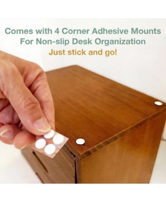 Boho Tribal 4-Drawer Desk Organizer: Stylish Storage for Office, Bedroom, Kitchen