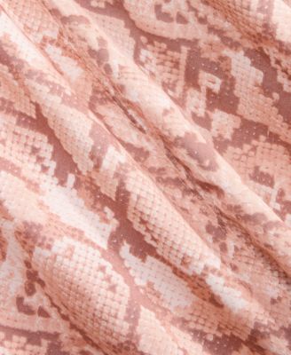 Petite Printed Cotton Midi Dress