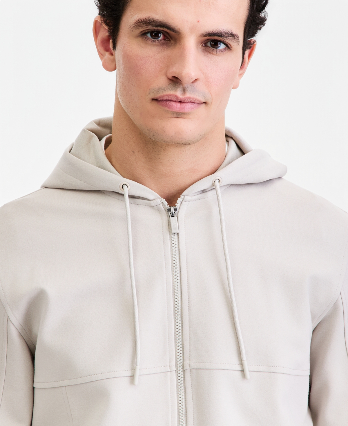 Alfani Men's Long-Sleeve Alfatech Full-Zip Hoodie, Macy's Exclusive