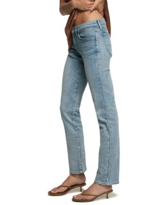 Women's Sweet Straight Mid Rise Jeans