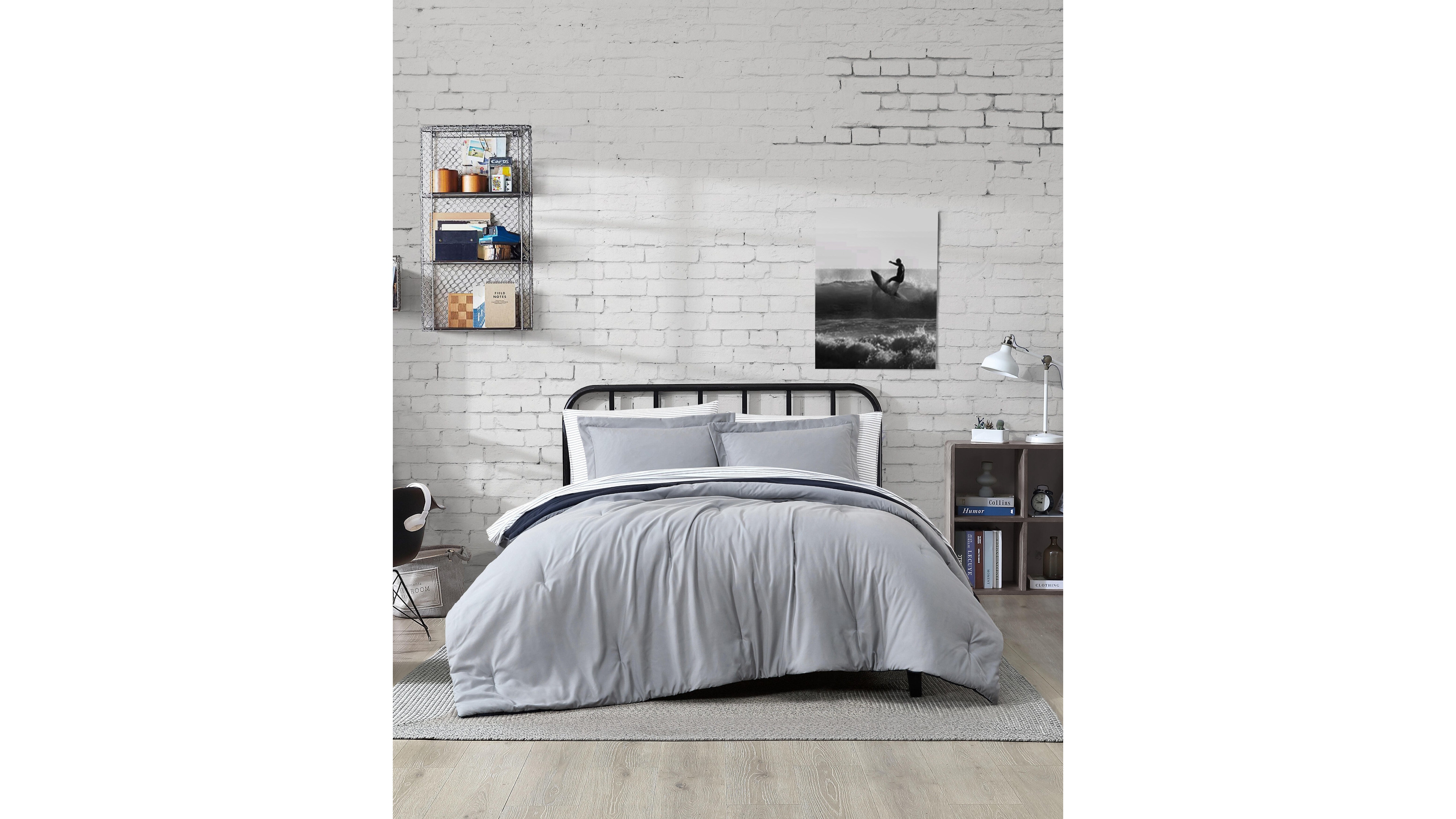 Nautica Hayes Solid Reversible 7-Pc. Comforter Set, Queen