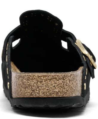 Women's Boston Rivets Suede Leather Clogs from Finish Line