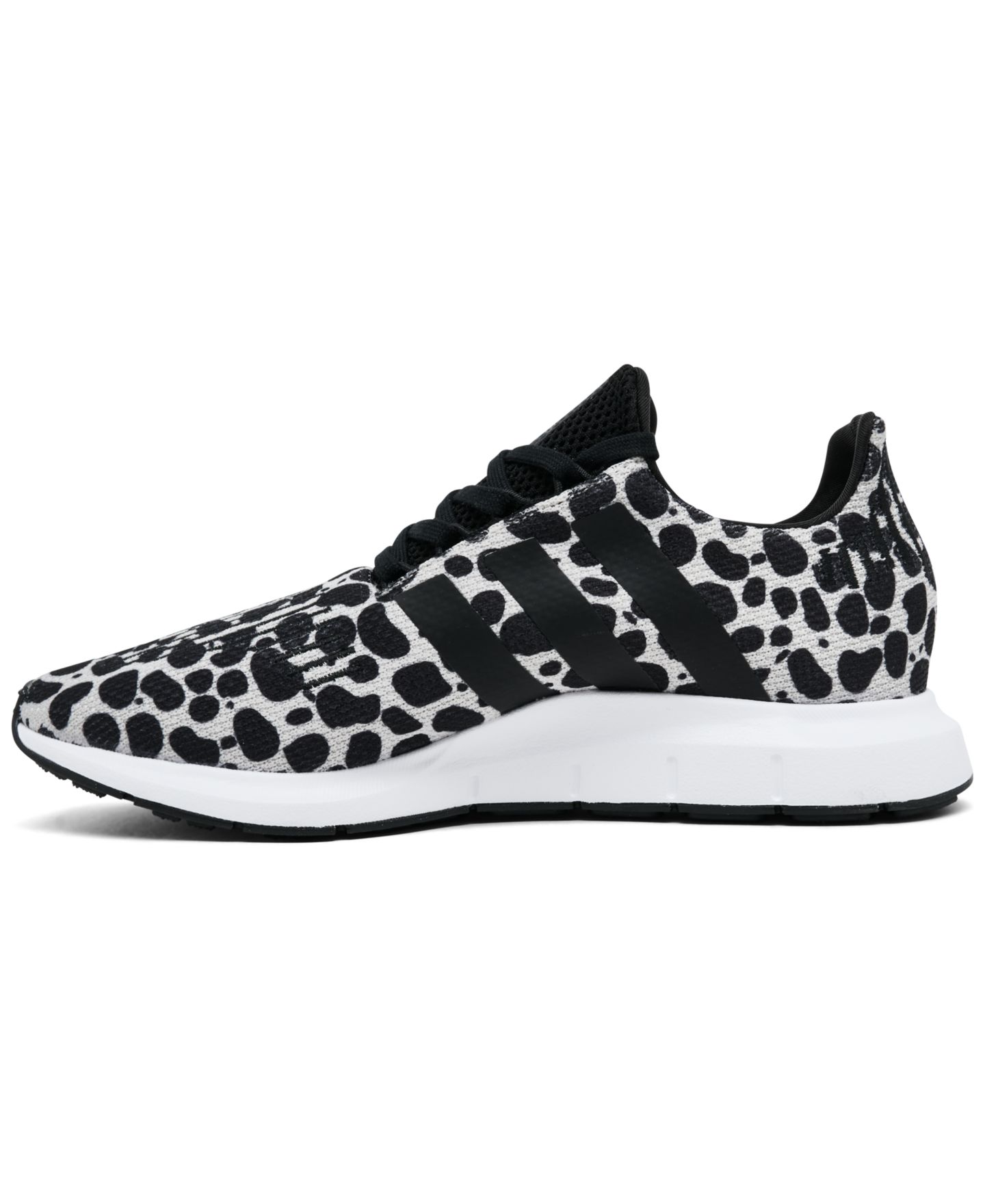Женские кроссовки adidas Swift Run 1.0 Animal Print Casual, цвет: Бежевый / Чёрный — фото 3