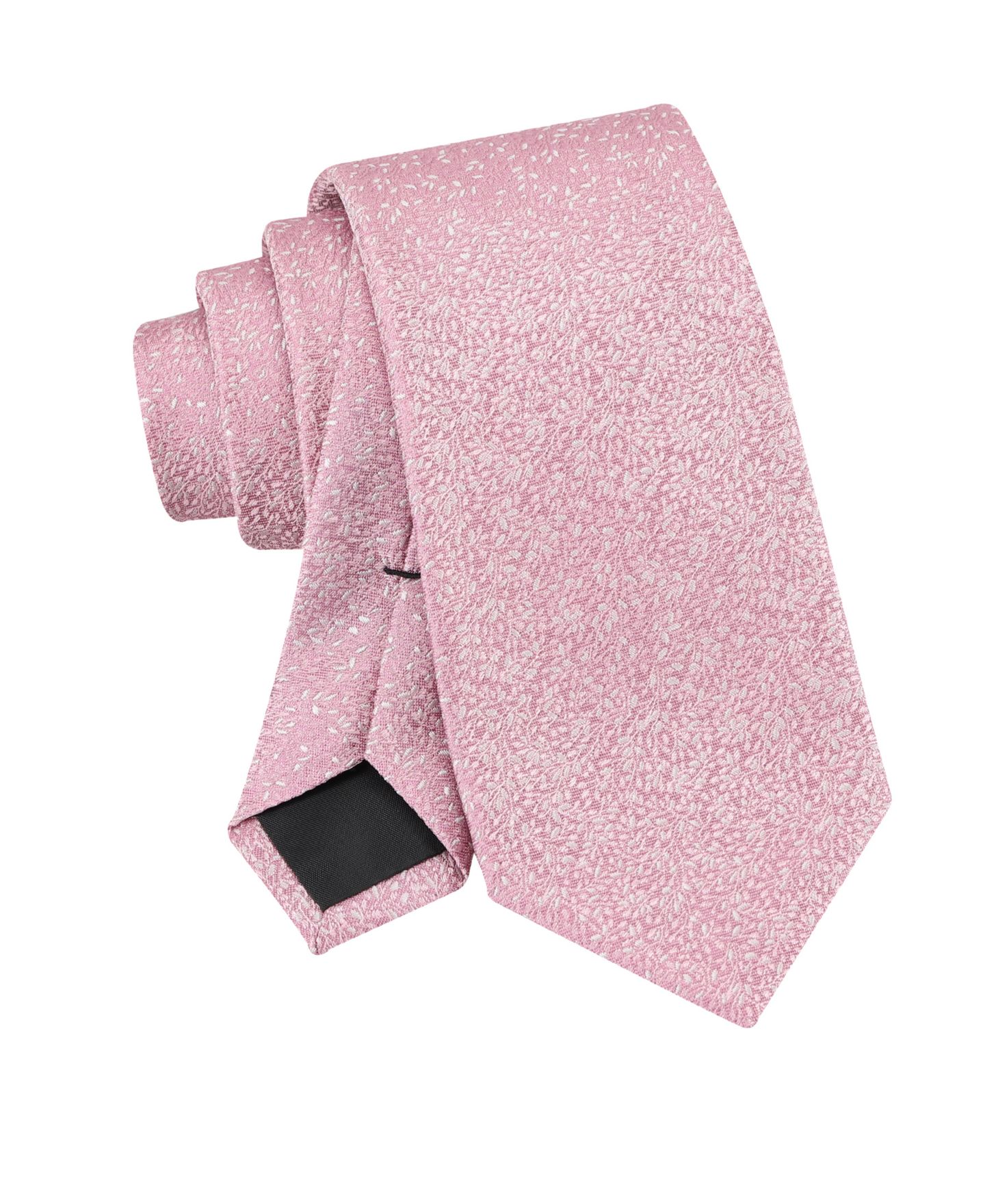 Мужской галстук Calvin Klein Barilla Floral Classic Tie, цвет: Ягодный — фото 4