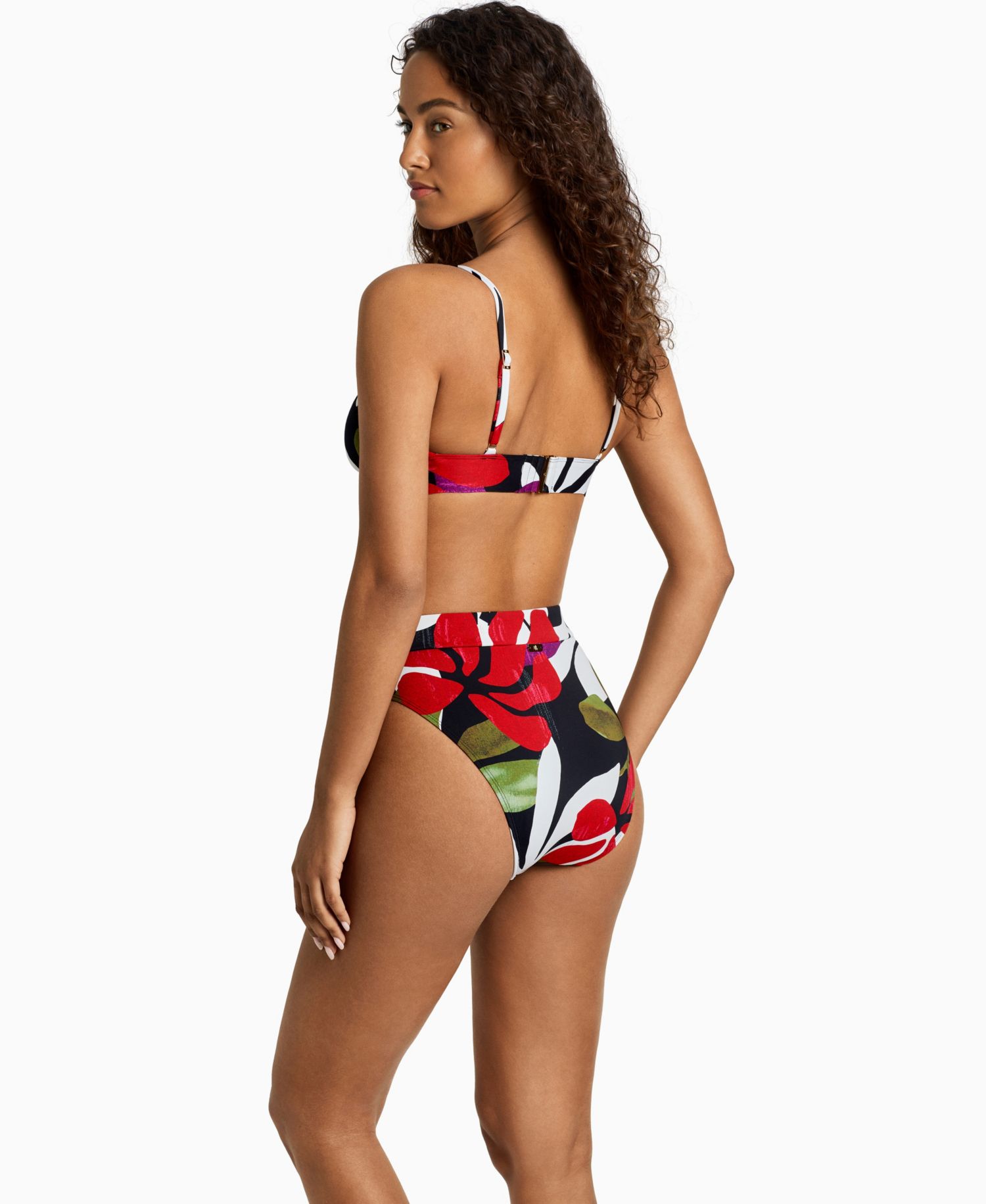 Women's Banded Modern High-Waist Swim Bottoms