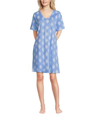Women's Cotton Interlock Relaxed Above the Knee Nightgown