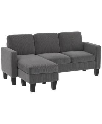 Sectional Sofa, L Shaped Couch with Reversible Chaise