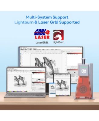 Nano Pro Laser Engraver: 5000mm/s Speed, 0.01mm Precision, Cuts 10mm Wood & 4.5mm Acrylic, LightBurn Compatible
