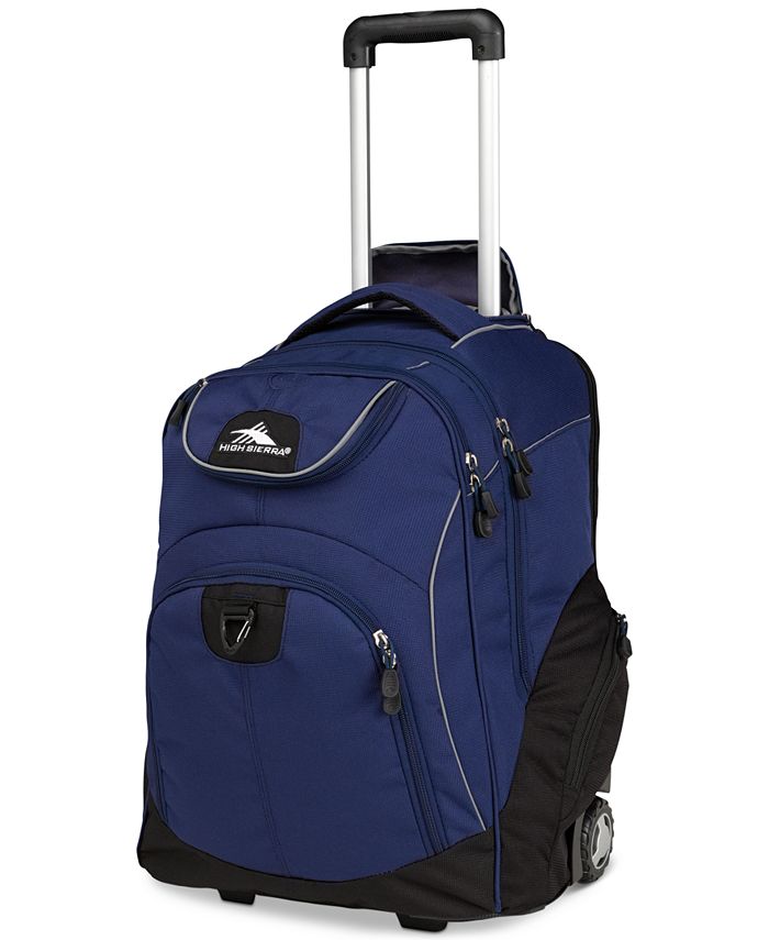 High Sierra Powerglide Rolling Backpack in True Navy Macy's