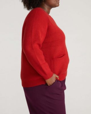 Women's Plus Size Better-Than-Wool Zip Cardigan Sweater