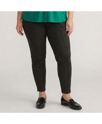 Plus Size Moro Pintuck Pocket Ponte Pants