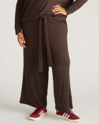 Women's Travel Knit Wide Leg Pants