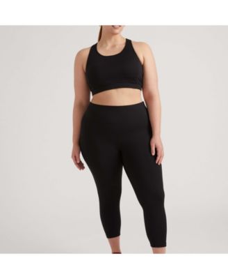 Women's Plus Size Next-to-Naked Racerback Sports Bra