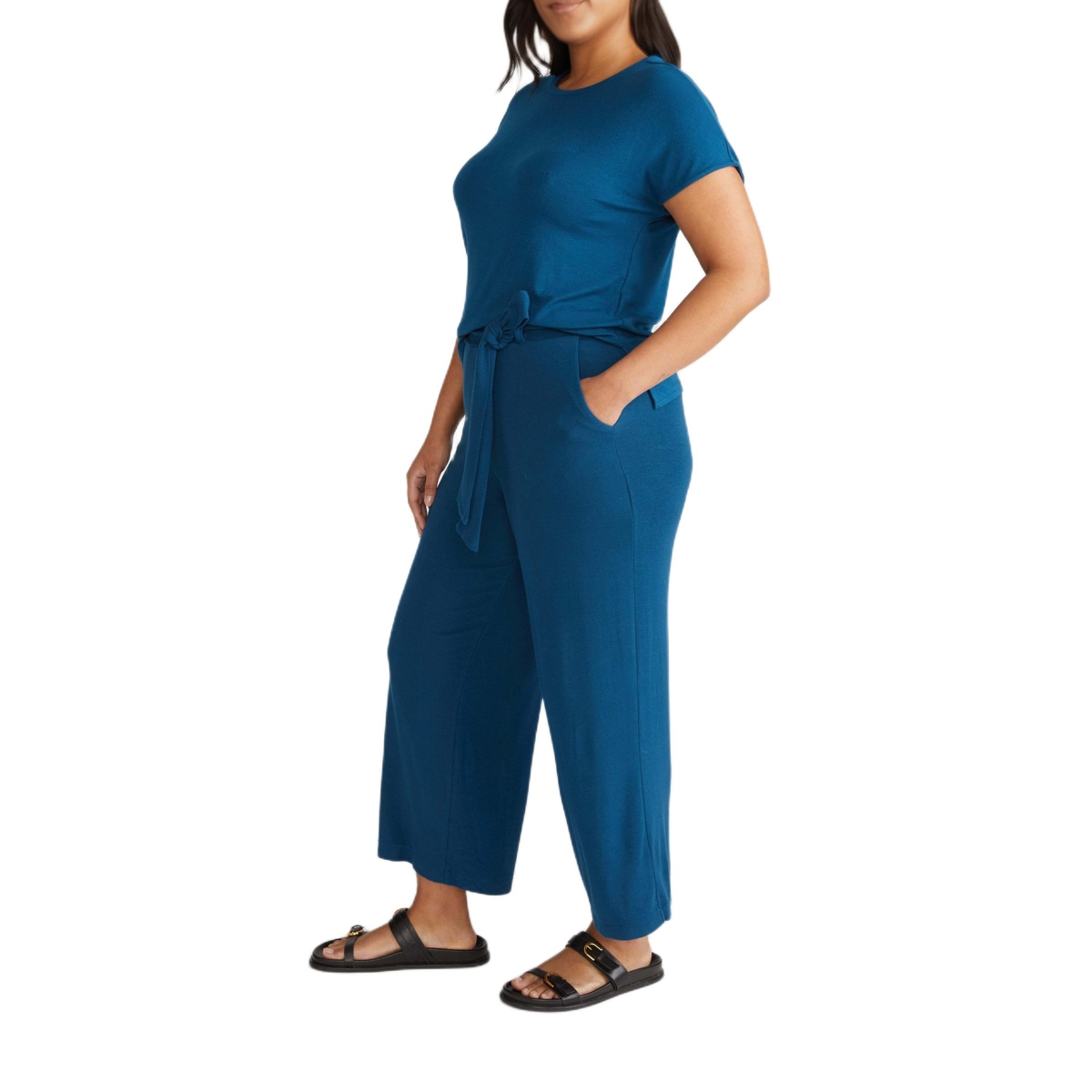 Universal Standard Women's TravelKnit Wide Leg Pants