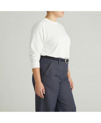 Plus Size Long Sleeve Relaxed Tee