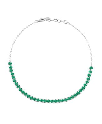 Multi-Gemstone Bracelet in Sterling Silver