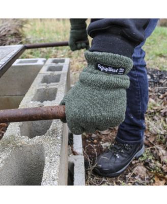 Men's Insulated Wool Gloves - Ultimate Cold Weather Protection, Thermal Lining, and Superior Comfort