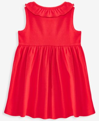 Baby Girls' 0M-24M Ditsy Heart Embroidered Dress