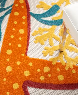 Aloha ALH24 5'3" x 7'5" Outdoor Area Rug