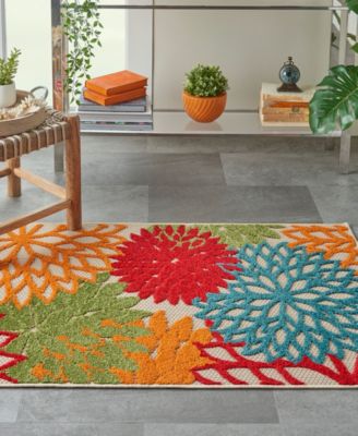 Aloha ALH05 2'8" x 4' Outdoor Area Rug