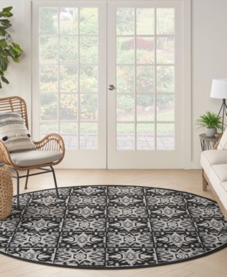 Aloha ALH34 7'10"x7'10" Round Area Rug