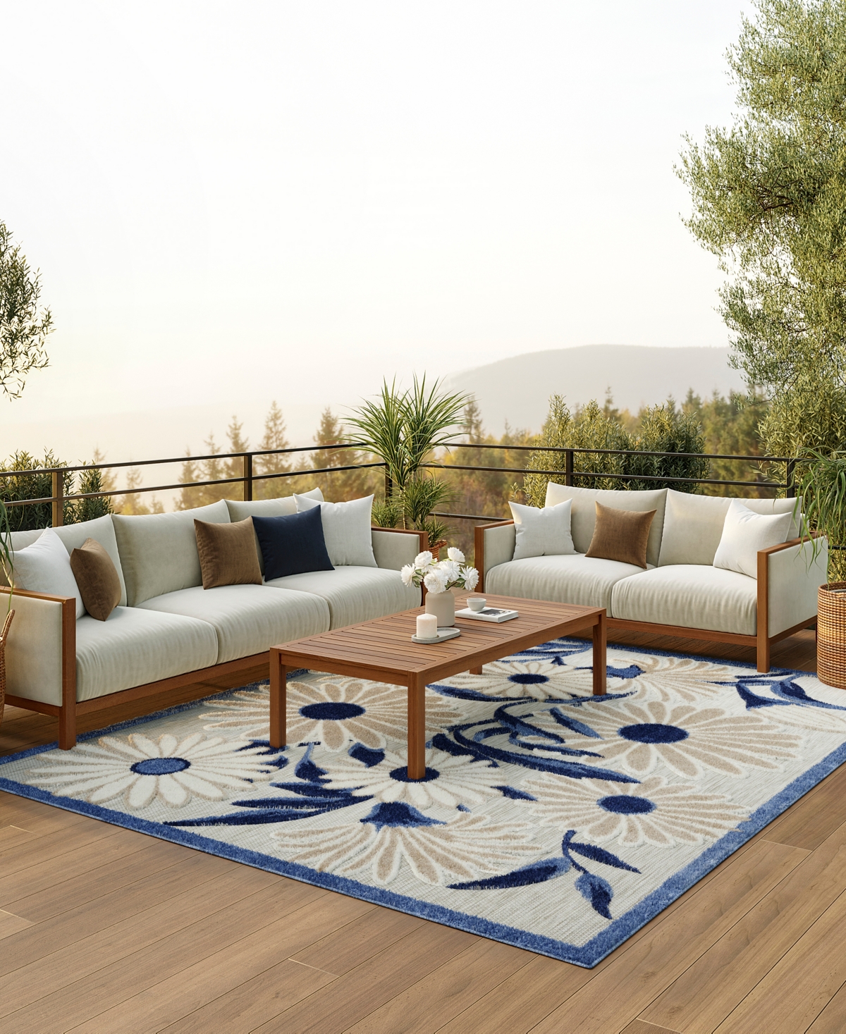 Nourison Home Aloha ALH33 6'x9' Area Rug