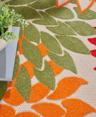 Aloha ALH05 7'10" x 7'10" Round Outdoor Area Rug