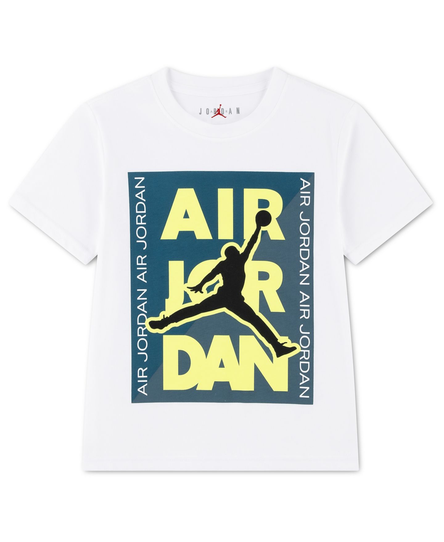 Футболка Jordan Short-Sleeve Crewneck T-Shirt для мальчиков, цвет: Белый — фото 1