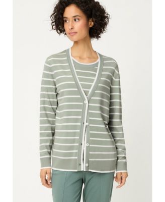 Women's Striped Cardigan
