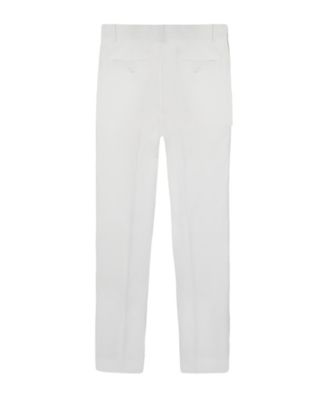 Boys' 8-20 Tri-Blend Zip Closure Linen Suit Pants