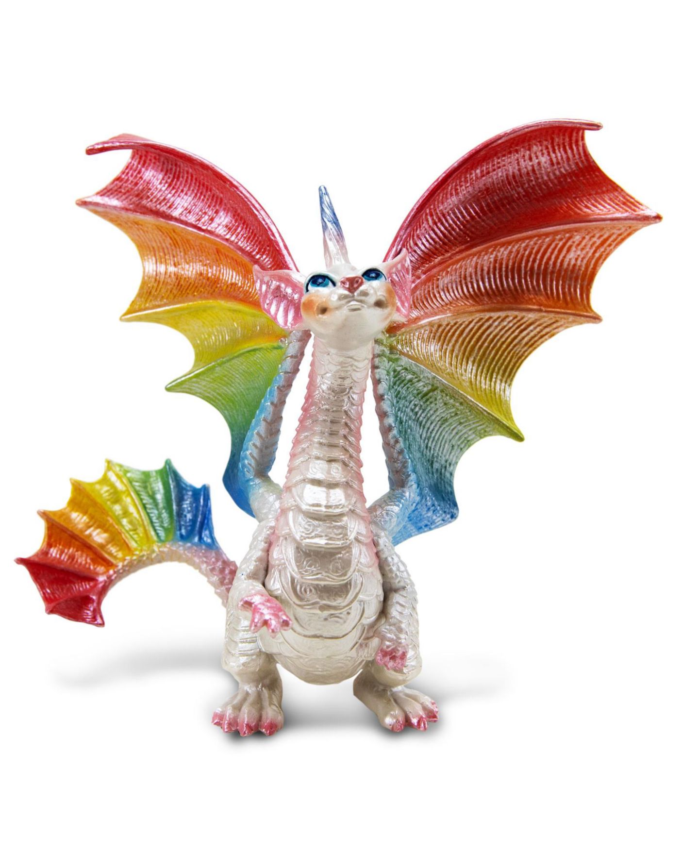 Детская фигурка Safari Ltd. Fairy Rainbow Dragon 5.5" Tall Figurine, Ages 3+ — фото 1