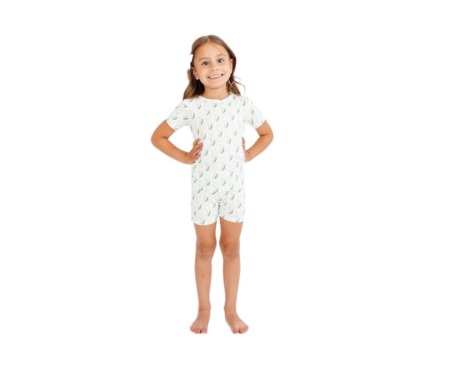 Baby Girls bell Bows Pajama Set