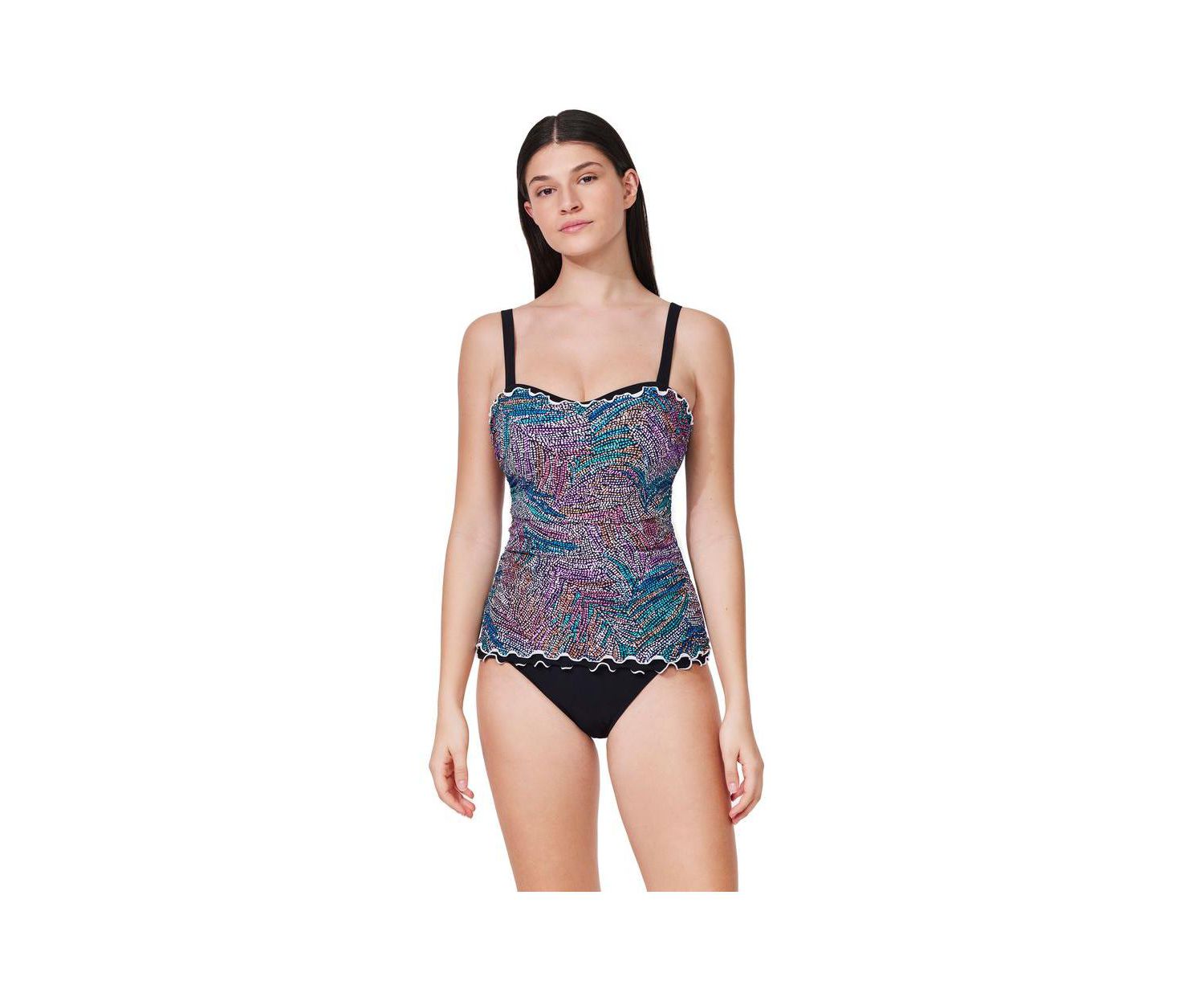 Women's Layla Tricolore E-Cup Tankini Top