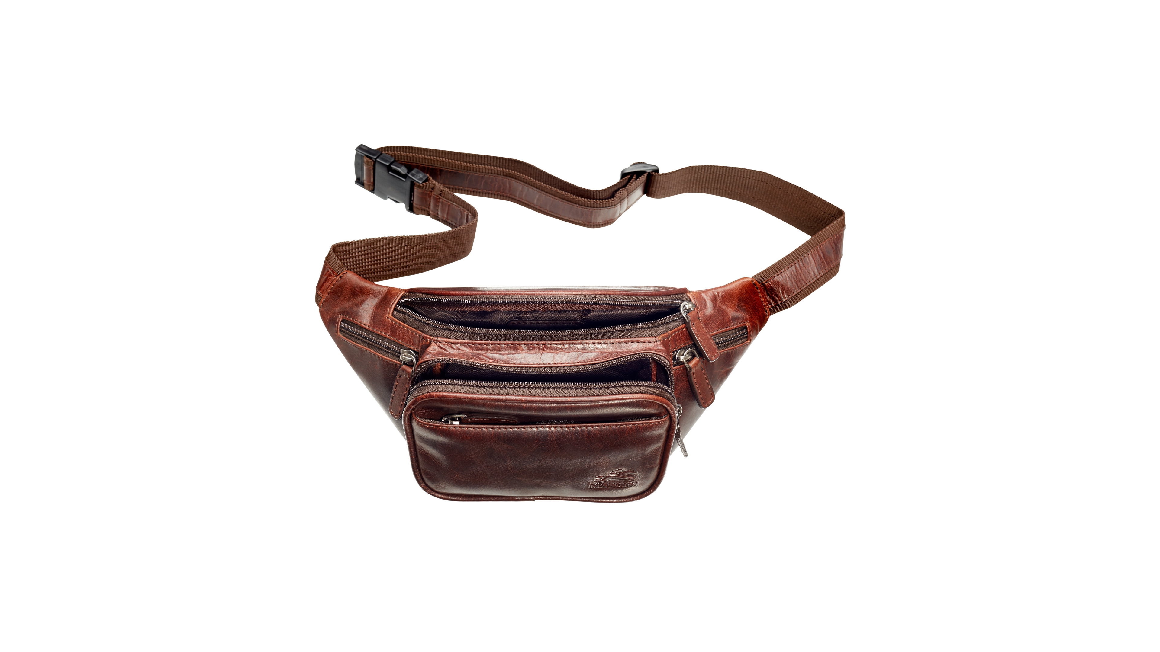Mancini Men's Classic Waist Bag