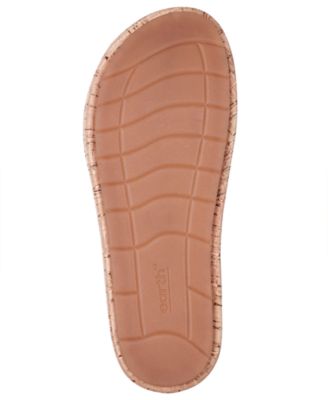 Women's Slatal Leather Platform Footbed Sandals