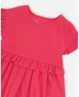 Girls Cotton Rib Dress