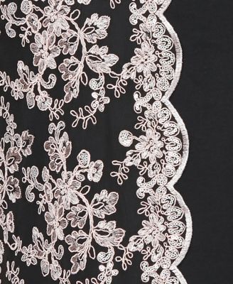 Plus Size Embroidered Crewneck Top