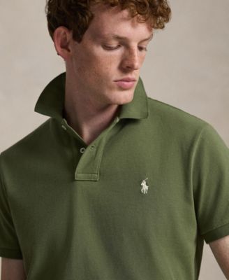 Men's Custom Slim-Fit  Mesh Polo Shirt