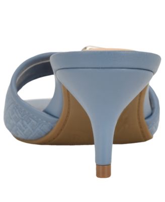 Women's Camhila Buckle Strap Kitten Heel Sandals