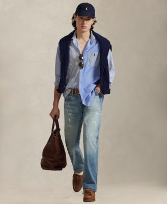 Men's Classic-Fit Striped Broadcloth Fun Shirt